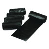 Low Density Can Liners, 33 Gal, 1.1 Mil, 33" x 39", Black, Interleaved Roll, 20 Bags/Roll, 5 Rolls/Carton