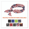 Chill-Its 6700 Cooling Bandana Polymer Tie Headband, One Size Fits Most, Stars And Stripes