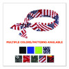 Chill-Its 6700 Cooling Bandana Polymer Tie Headband, One Size Fits Most, Stars And Stripes