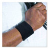 Chill-Its 6500 Wrist Terry Cloth Sweatband, Cotton Terry, One Size Fits Most, Black