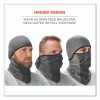 N-Ferno 6823 Hinged Balaclava Face Mask, Fleece, One Size Fits Most, Gray