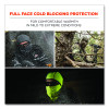 N-Ferno 6823 Hinged Balaclava Face Mask, Fleece, One Size Fits Most, Gray
