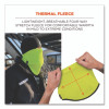 N-Ferno 6960 Fleece Neck Gaiter, Fleece, One Size Fits Most, Hi-Vis Lime