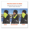 N-Ferno 6960 Fleece Neck Gaiter, Fleece, One Size Fits Most, Hi-Vis Lime