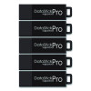 Datastick Pro Usb 3.0 Type A Flash Drive, 128 Gb, Black, 5/Pack