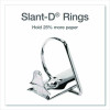 Xtralife Clearvue Non-Stick Slant-D Ring Binder, 3 Rings, 6" Capacity, 11 x 8.5, White