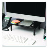 Adjustable Rectangular Monitor Stand, 14.5" x 9.25" x 4" To 5.5", Black, Supports 44 Lb, 2/Pack