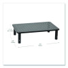 Adjustable Rectangular Monitor Stand, 14.5" x 9.25" x 4" To 5.5", Black, Supports 44 Lb, 2/Pack