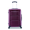 Pilot Hard Side Carry-On Suitcase, Four-Wheeled Spinner, 16.34 x 10.24 x 25.39, Wine