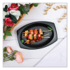 Quiet Classic Laminated Foam Dinnerware, Platter, 6.7 x 9.8, Black, 500/Carton