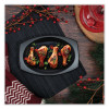 Quiet Classic Laminated Foam Dinnerware, Platter, 6.7 x 9.8, Black, 500/Carton