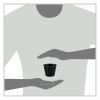 Portion Containers, 5.5 Oz, Plastic, Black, 250/Bag, 10 Bags/Carton