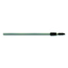 Aluminum Extension Pole, Two Sections, 8 Ft, Silver/Black