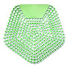 Anti-Splash Urinal Screen, Cucumber Twist Scent, Green, 0.11 Oz, 10/Box