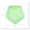 Anti-Splash Urinal Screen, Cucumber Twist Scent, Green, 0.11 Oz, 10/Box