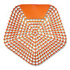 Anti-Splash Urinal Screen, Mango Mist Scent, Orange, 0.11 Oz, 10/Box