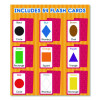 Colors And Shapes Flash Cards, Grades Pre-K To 1, 3.25" x 5.25", Assorted Colors, 54 Cards