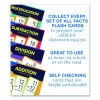 Addition 0 To 12 Flash Cards, Grades 1 To 5, 3.25" x 5.25", Assorted Colors, 54 Cards