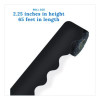Rolled Scalloped Border, 2.25" x 65 Ft, Black