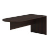 Alera Seville Series D-Top Peninsula With Modesty Panel, 30w x 72d, Mahogany
