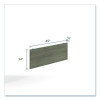 Alera Seville Series Modesty Panel For D-Top Tables, 44.3w x 0.63d x 13.78h, Walnut Melamine/Wood