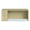 Alera Seville Series Credenza With Pedestal, Left Pedestal, 70.87w x 23.62d x 29h, Oak