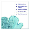 Chenille Scrubbing Mitts, Blue, 2 Mitts