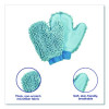 Chenille Scrubbing Mitts, Blue, 2 Mitts