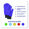 Microfiber Dusting Gloves, Purple With Black Cuffs, 4 Gloves