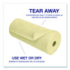Microfiber Towel Roll, 11.5 x 11.5, Taupe, 50 Towels/Roll