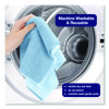 Microfiber Towel Roll, 11.5 x 11.5, Blue, 20 Towels/Roll