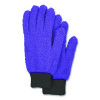 Microfiber Dusting Gloves, Purple With Black Cuffs, 2 Gloves