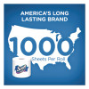 1000 Bathroom Tissue, Septic Safe, 1-Ply, White, 1,000 Sheets/Roll, 12 Rolls/Pack, 4 Packs/Carton
