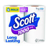 1000 Bathroom Tissue, Septic Safe, 1-Ply, White, 1,000 Sheets/Roll, 4 Rolls/Pack, 12 Packs/Carton