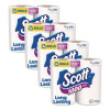 1000 Bathroom Tissue, Septic Safe, 1-Ply, White, 1,000 Sheets/Roll, 4 Rolls/Pack, 12 Packs/Carton
