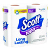 1000 Bathroom Tissue, Septic Safe, 1-Ply, White, 1,000 Sheets/Roll, 4 Rolls/Pack, 12 Packs/Carton