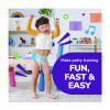 Learning Designs Potty Training Pants For Boys, Size 6, 4T-5T, 38 Lbs To 50 Lbs, 74/Carton