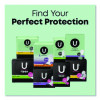 U By Kotex Security Maxi Pads, Unscented, Regular Absorbency, 48/Pack