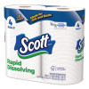 Rapid-Dissolving Toilet Paper, Bath Tissue, Septic Safe, 1-Ply, White, 231 Sheets/Roll, 4 Rolls/Pack, 12 Packs/Carton