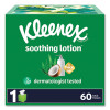 Soothing Lotion Facial Tissue, 3-Ply, White, 60 Sheets/Box, 27 Boxes/Carton