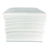 Mighty Mat Heavy Absorbent Pads, Stay Put Backing, 18 Gal, 16 x 18, 100/Box