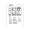 Damage-Free Hanging Picture Hanging Strip Pairs, Holds Up To 2.5 Lb, Medium: 0.75" x 2.75", White, 4/Set, 50 Sets/Carton