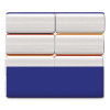On The Go Packs Facial Tissues, 3-Ply, White, 10 Sheets/Pouch, 8 Pouches/Pack