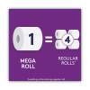 Ultra Comfortcare Toilet Paper, Soft Bath Tissue, Mega Rolls, Septic Safe, 2-Ply, White, 284 Sheets/Roll, 12 Rolls/Pack