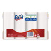 Choose-A-Sheet Kitchen Roll Paper Towels, Double-Roll, 1-Ply, 6.5 x 11, White, 102 Sheets/Roll, 12 Rolls/Pack