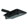 Flo-Pac Flexible Plastic Dustpan, 8 x 12, Plastic, Black