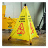 Pop-Up Caution Cone, 18 x 22.25 x 20, Yellow