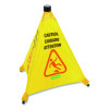 Pop-Up Caution Cone, 18 x 22.25 x 20, Yellow