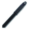 Vinyl Coated Jaw Style Metal Mop Handle, 1" Dia x 60", Black