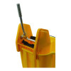 Omnifit Mop Bucket With Down Press Wringer, 35 Qt, Yellow